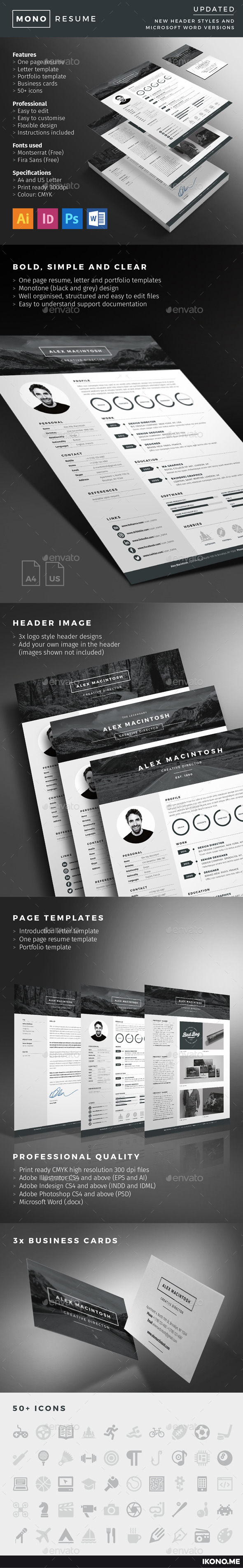 Mono Resume Image