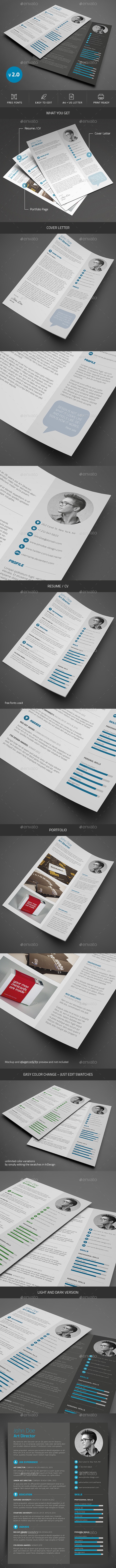 3-Piece Resume CV Cover Letter Image